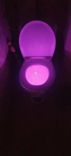 Toilet-Light Seat Night-Lamp Motion-Sensor Goodland LED Bathroom Backlight 8-Colors Children