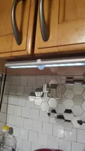 Lámpara LED de luz LED con Sensor de movimiento PIR para debajo del armario, luz nocturna para escaleras y cocina, 6/10 LEDs