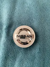 Cubierta central para llanta de rueda de coche, emblema, 54MM, 60MM, 4 Uds., para Teana, Sylphy, Qashqai, livaro, Tiida, Cube 350Z, 370Z