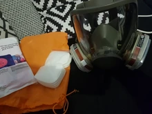 Respirador de cara completa antiniebla 6800, mascarilla de Gas para pintura Industrial, mascarilla para fumigación, seguridad, filtro de trabajo, protección de formaldehído