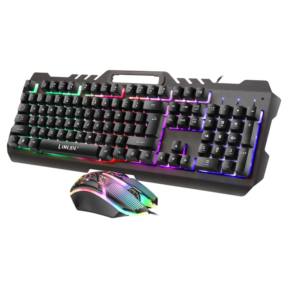 

NEW Gaming Keyboard Mouse Set Wired Mechanical keyboard With LED USB Gaming Mouse Backlight Waterproof keyboard For PC Laptop