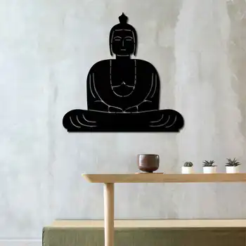 

Металлический декор стен Buddha 70x70 cm дизайн интерьера домашнего