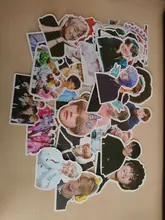 Pegatinas de grafiti impermeables para niños, 50 Uds., Kpop coreano Star Bangtan, para equipaje, portátil, nevera, coche, DIY, calcomanías, ventiladores, Juguetes