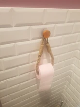 Towel Paper-Holder Decoration-Supplies Toilet Hotel Bathroom Hanging-Rope Vintage Hemp