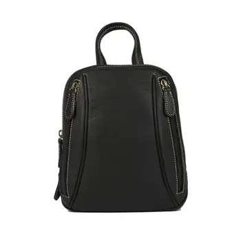 

Compact urban backpack for girls genuine leather Bufalo BPJ-12