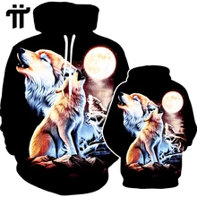 

Animal Wolf 3D Printed Hoodies Men Fashion Long Sleeve Hooded Sweatshirt Casual Hip Hop Plus Size Pullover Top Streetwear Clothe