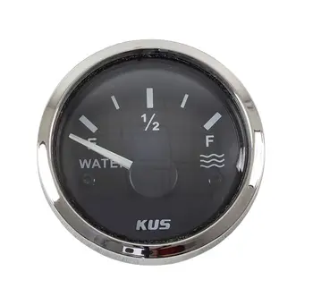 

Fresh water level indicator 240-33 Ohm (US), black dial, stainless bezel, D. 52mm ky11001