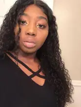 Peluca rizada brasileña de ondas profundas 13x4, pelucas de cabello humano con encaje frontal, prearrancada, sin pegamento, Remy, 4x4, cierre de encaje, 8-26 pulgadas, 150%