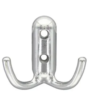 

25 PCS HANGER 2 HOOKS MM.45X45 CHROME LUC.
