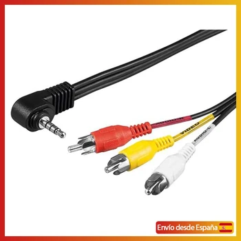 

RCA Cable to Jack 4C price 199-150 1.5m audio cable 1,5 m 3,5mm 3 x RCA-green