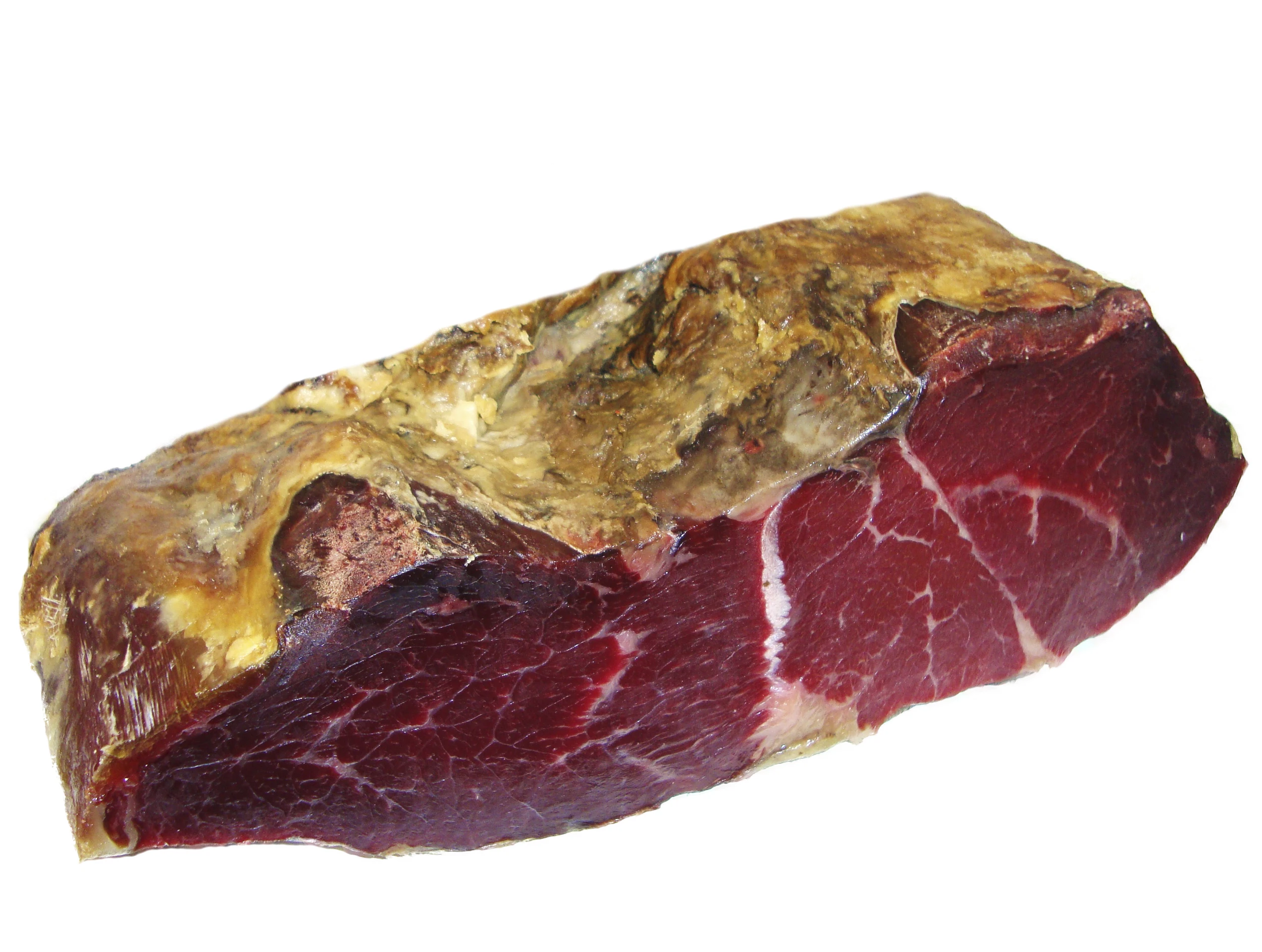 JamonOnline - Cecina de Vaca Ahumada. Trozo da 1Kg. Carne Curada Y Ahumada con Leña de Encina.