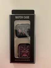 Protector de pantalla de cristal + cubierta para Apple Watch, 44mm, 40mm, 42mm, 38mm, accesorios de parachoques para Apple Watch series 5 4 3 SE 6