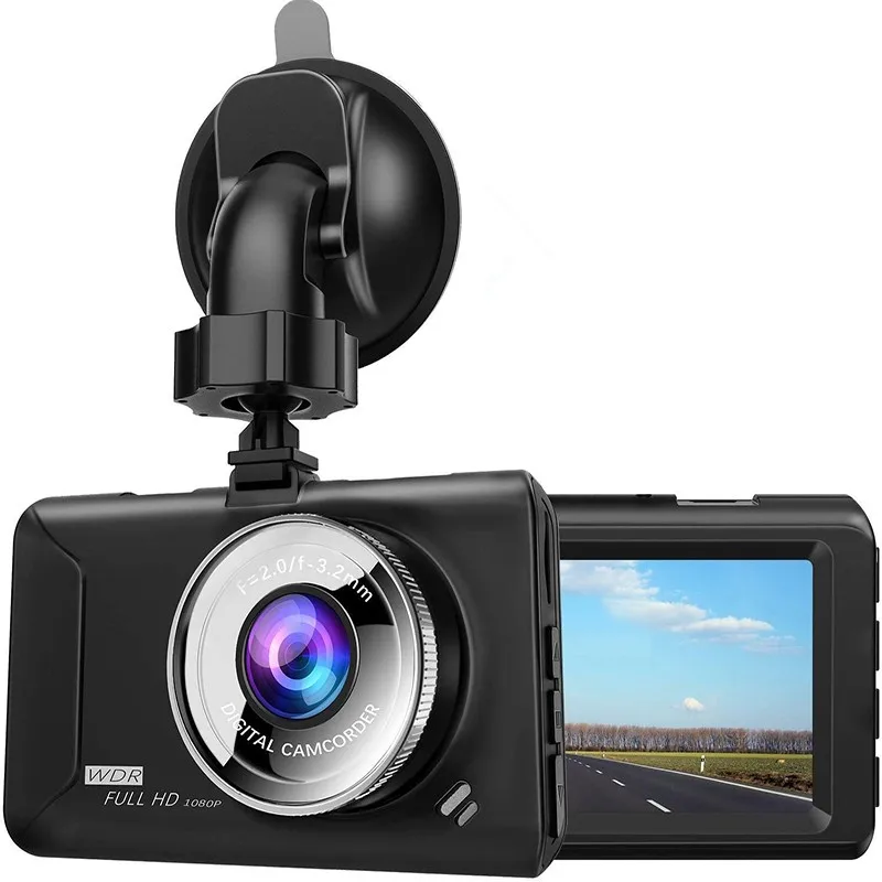 

3.2'' Car Dvr 1080P Full HD F2.0 Dash Cam 170Â° Wide Angle Sony Sensor/ Lens Continuous Recording Parking Monitoring G-Sensor WDR