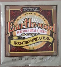 Ernie Ball Acoustic Guitar Strings Set Earthwood Bronze Strings For Guitar Musical Instruments