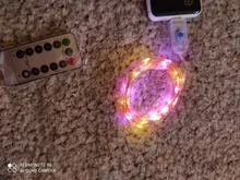 Fairy-String-Lights Garland Copper-Wire-Lamp Remote-Control Party-Decoration Christmas