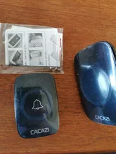Wireless Doorbell Bell-Battery Us-Plug 60-Chime Remote 1-Button Smart-Door Waterproof