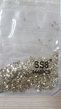 Diamantes de imitación sin adhesivo por calor súper brillantes, cristal AB, parte trasera plana, costura, strass y tela, prendas de vestir, decoraciones de pedrería, SS3-SS50
