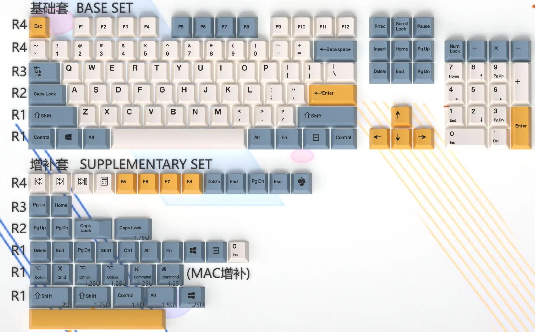 Damasco Corante Amarelo Sub Mac Keycaps Grosso Pbt Cherry Perfil Tampões Chaves para Tkl Gk61 64 68 75 96 Gmmk mx Teclado 145 - Imagem 3