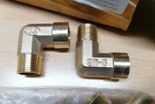 Female-X-Male-Thread Fitting Connector Copper-Adapter Elbow-Pipe Brass Coupler-For-Water-Fuel