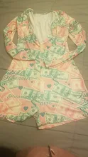 Pijamas elásticos de manga larga con cuello en V para mujer, mono Sexy con estampado de corazón y estrella de piña, para verano, gran oferta, 2020