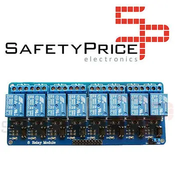 

Module 8x RELE 10A 250V Arduino 5v optocoupler, Raspberry Pi, Pic, AVR, ARM SP
