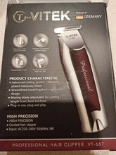 Cortadora de pelo profesional para hombres, maquinilla eléctrica para cortar el pelo, Barba, juego de corte de cabello, máquina rotativa de detalles de forro de bordes