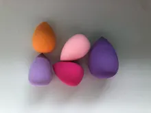 Esponja de maquillaje 4 unids/pack belleza maquillaje fundación de Puff conjunto seco y húmedo esponja Puff de polvo para cara líquido fundación crema