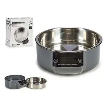 

kitchen scale Grey Steel (19 x 7,5 x 22,5 cm) Digital