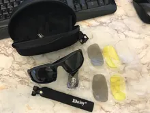 Gafas polarizadas tácticas Daisy para hombre, militares de sol con 4 lentes, caja original, para disparar, ejército