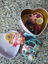 40 unids/lote pelo accesorios caja de regalo elástico para el pelo flor pelo Clip arcos nuevo diadema lindo cintas para los niños
