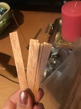 Candles Wick Wooden Sustainer 6mm 8mm 50pcs with Tab for Supply Soy-Parffin-Wax 13mm