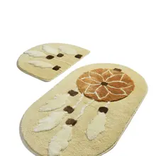 Коврики для ванной нескользящие Противоскользящие коврики противоскользящие кофейные мечты 2'Li набор 60X100 см-50X60 см