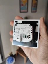 Moeshouse Controlador de temperatura de termostato inteligente WiFi para agua/calefacción eléctrica de suelo Agua/caldera de Gas funciona con Alexa Google Home