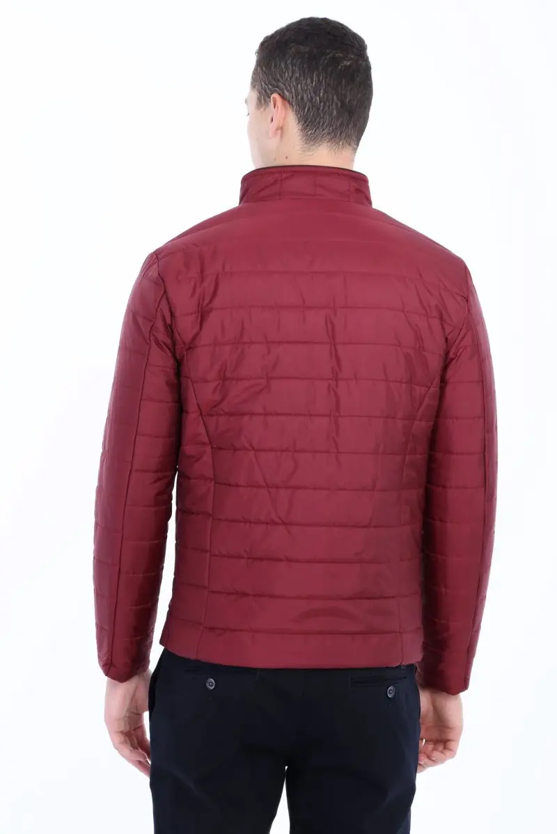 Kigili мужская одежда осень-зима Теплое повседневное приталенное стеганое полиэфирное высококачественное пальто Сделано в Турции мужское смесовое пальто