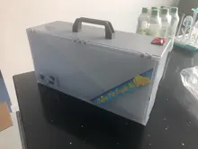 Juego de Extractor de pulverización de aerógrafo portátil HS-E420DCLK cabina de pulverización, filtro de escape, Kit de pintura con enchufe europeo y estadounidense para manualidades de Modelismo