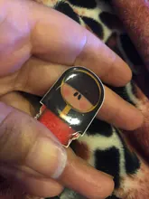 Pin de solapa acrílico personalizado, para fotos personales de tus mascotas, personalizado, hecho a mano, epoxi, pines, OMG, nueva moda