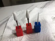 Dmoley-brocas de cerámica de tungsteno para uñas, accesorios de manicura y pedicura