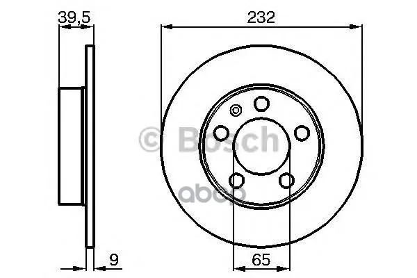 Тормозной Диск 0986478868 Bosch арт. 0986478868