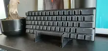 Soporte acrílico para exposición de libros, soporte para libros de cocina, Rock, para oficina, hasta 35mm