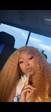 Marrón y rubia resaltar peluca mongol Afro rizado Pelo Rizado peluca pelucas de cabello humano para las mujeres 180 de densidad T parte de encaje peluca 13x6 6x1Remy
