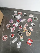 10/30/50/100 Uds Japón Anime Tokyo Ghoul pegatinas de grafiti para el ordenador portátil del cuaderno Ordenador de monopatín equipaje Etiqueta de personajes animados etiqueta engomada