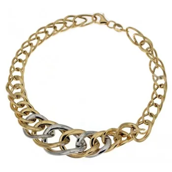 

Woman bracelet yellow gold and white 803321719128