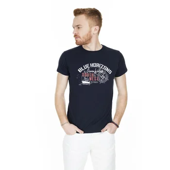 

Buratti Printed Bike Collar T SHİRT 54146