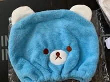 Animal lindo cabello seco bebé toallas Ultra-Coral blando de cabello seco sombrero fuerte absorción de 4 colores infantil niños baño suministros