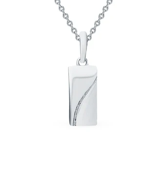 

Silver Pendant with cubic zirconia sunlight sample 925