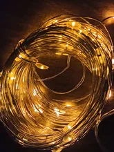 Light Garland Led-Strip Battery-Operated Christmas-Decoration Outdoor 10M 2M 5M Home