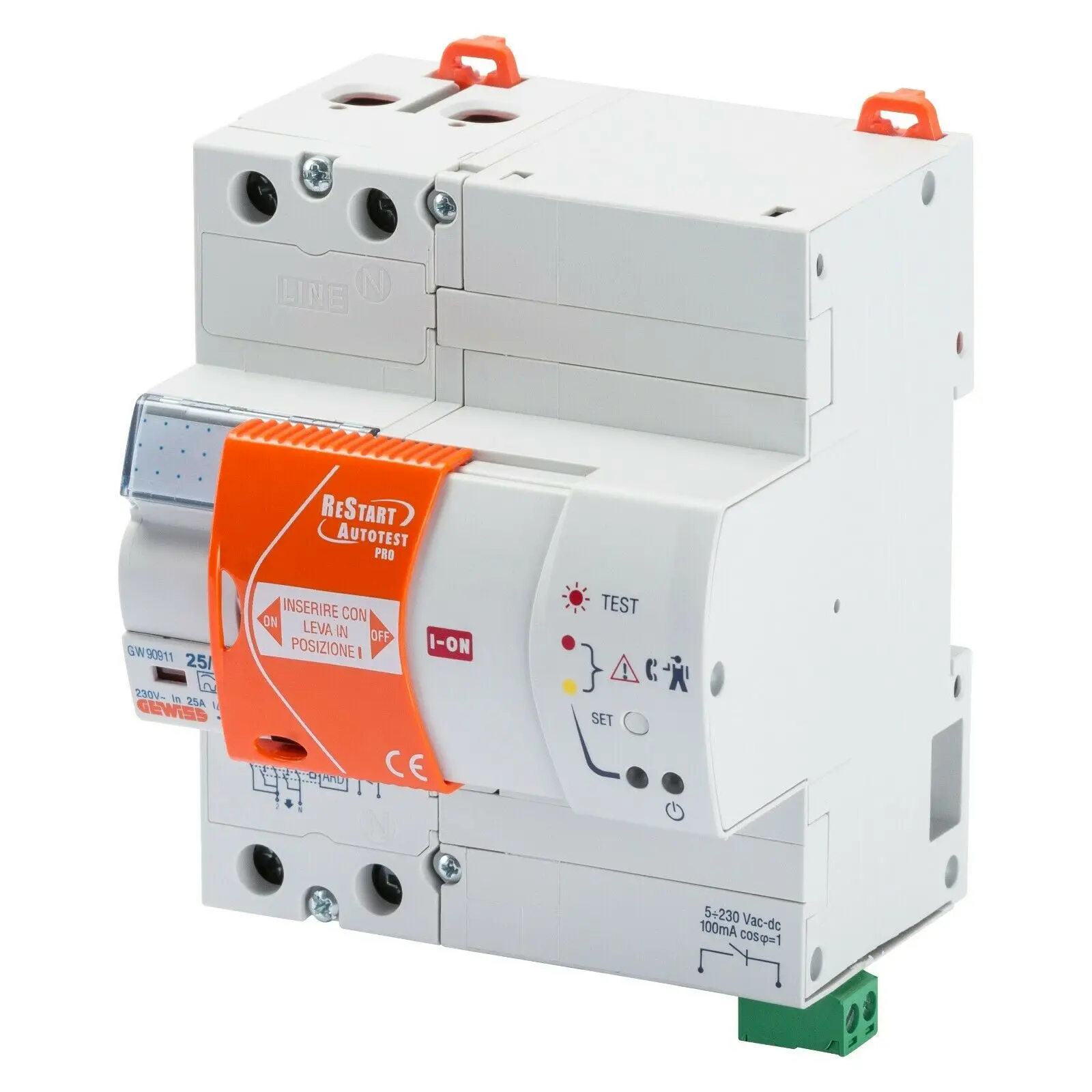 GEWISS GW90902N перезапуск Автотест 2P 40A 230 V versione PRO на wifi|Выключатели| |