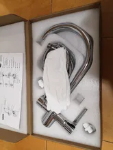 ROVOGO, grúa filtrada de doble mango negro mate para cocina, grifo con filtro de agua de rotación de 360, grifo mezclador de fregadero de cocina de tres vías