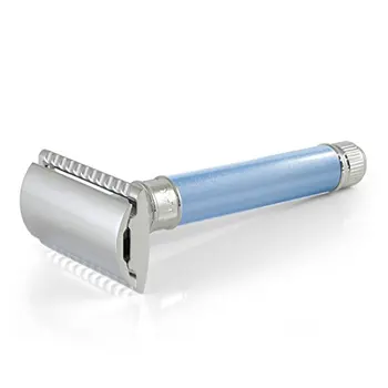

Edwin Jagger DELBE14BL blue long handle razor