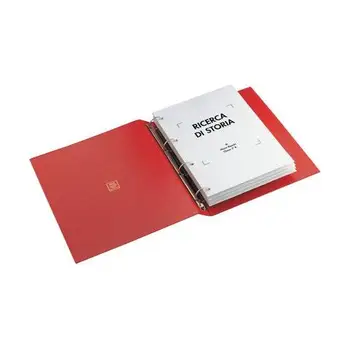 

Wallet with 4 rings for stock Office red A4 25x220x300mm 36257442SSEI ROTA3.09